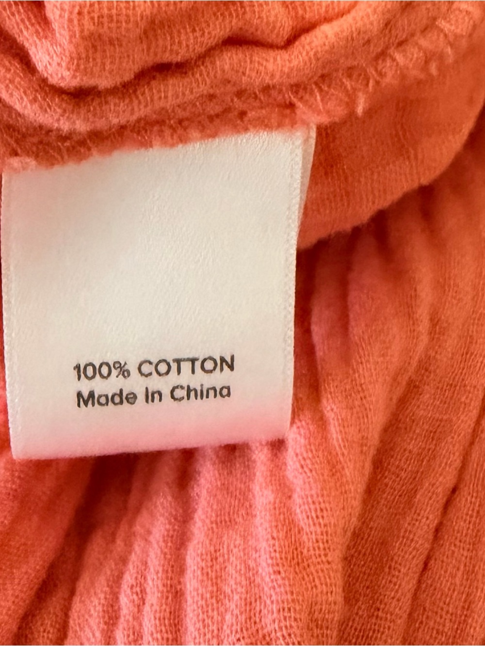 Evereve Gemma Cotton Gauze Jumpsuit Coral Pink Size Medium - Picture 8 of 9